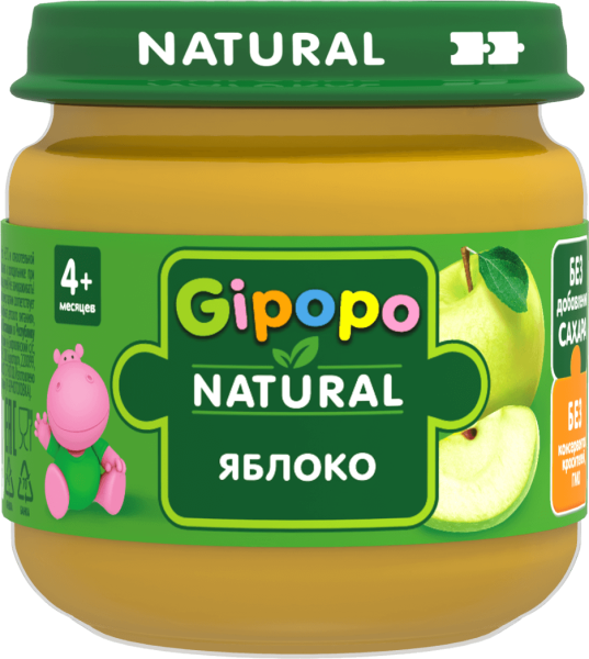 Пюре ГИПОПО Яблоко 80гр